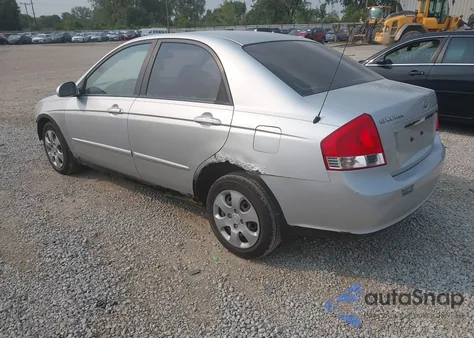 2008 Kia Spectra Ex from USA, damaged, VIN KNAFE122485516843